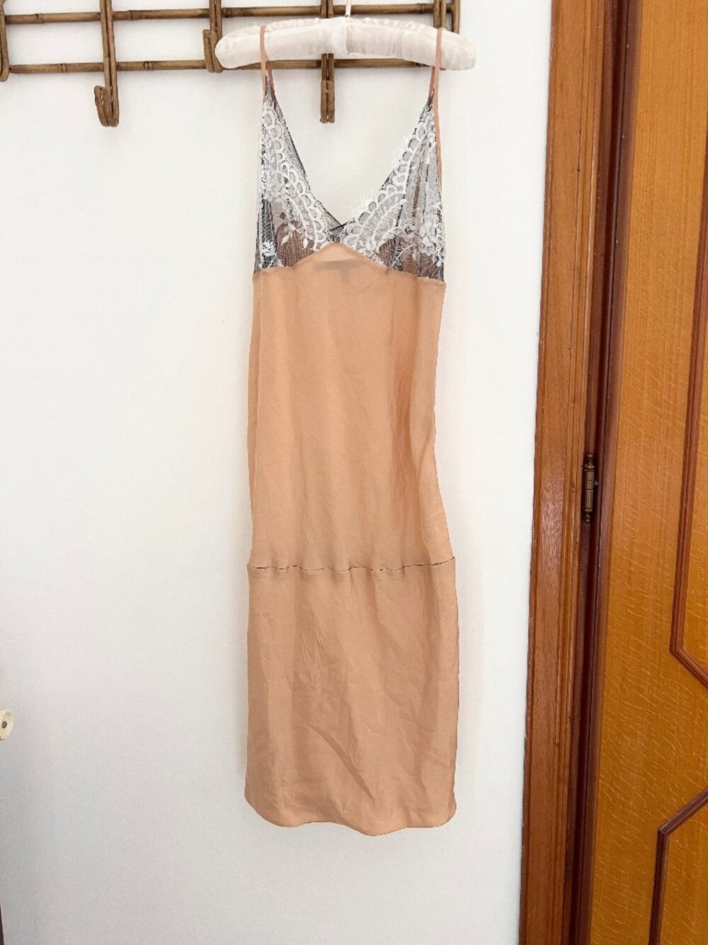 Vintage Alessandro Dell'Acqua Silk Lace Slip Dress